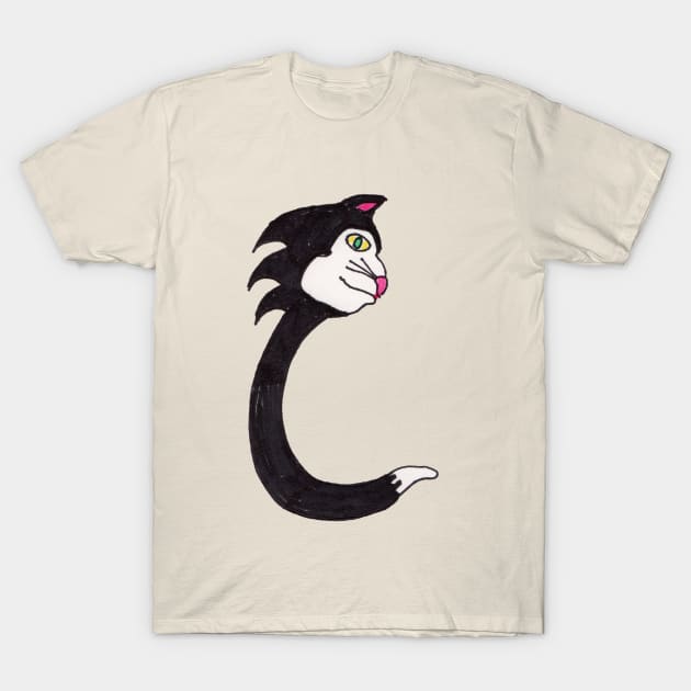 Conidi Art Logo - The Cat T-Shirt by ConidiArt